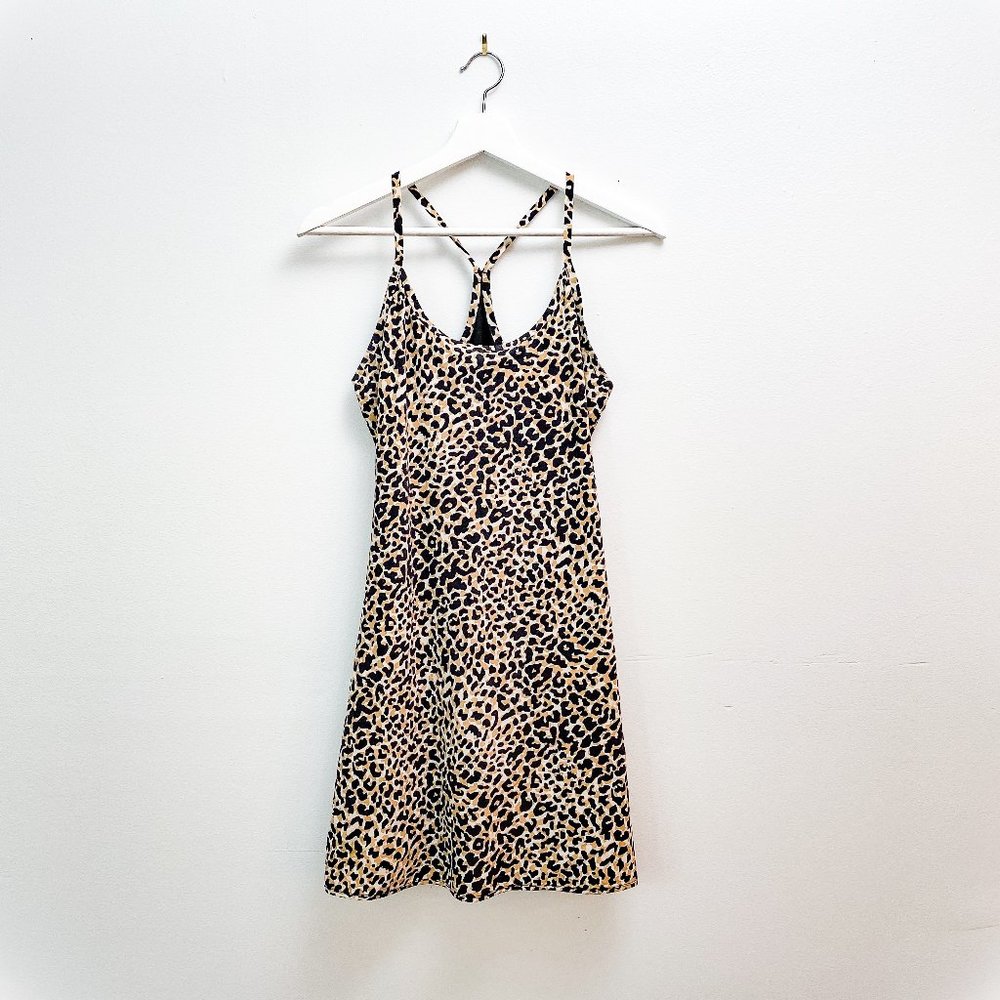 Outdoor Voices Leopard Exercise Dress Small
